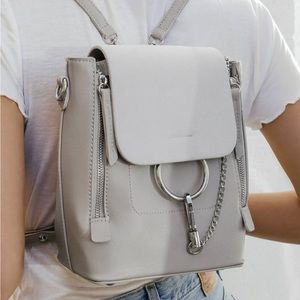 Lulus Sidewalk Stunner Grey Vegan Leather Backpack